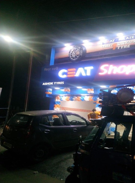 ACP Outlet Boards Across India — CEAT Tyres