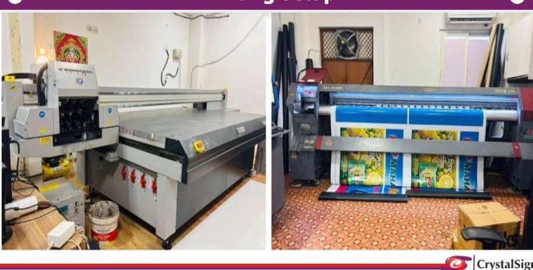 Crystal Sign printing & fabrication house