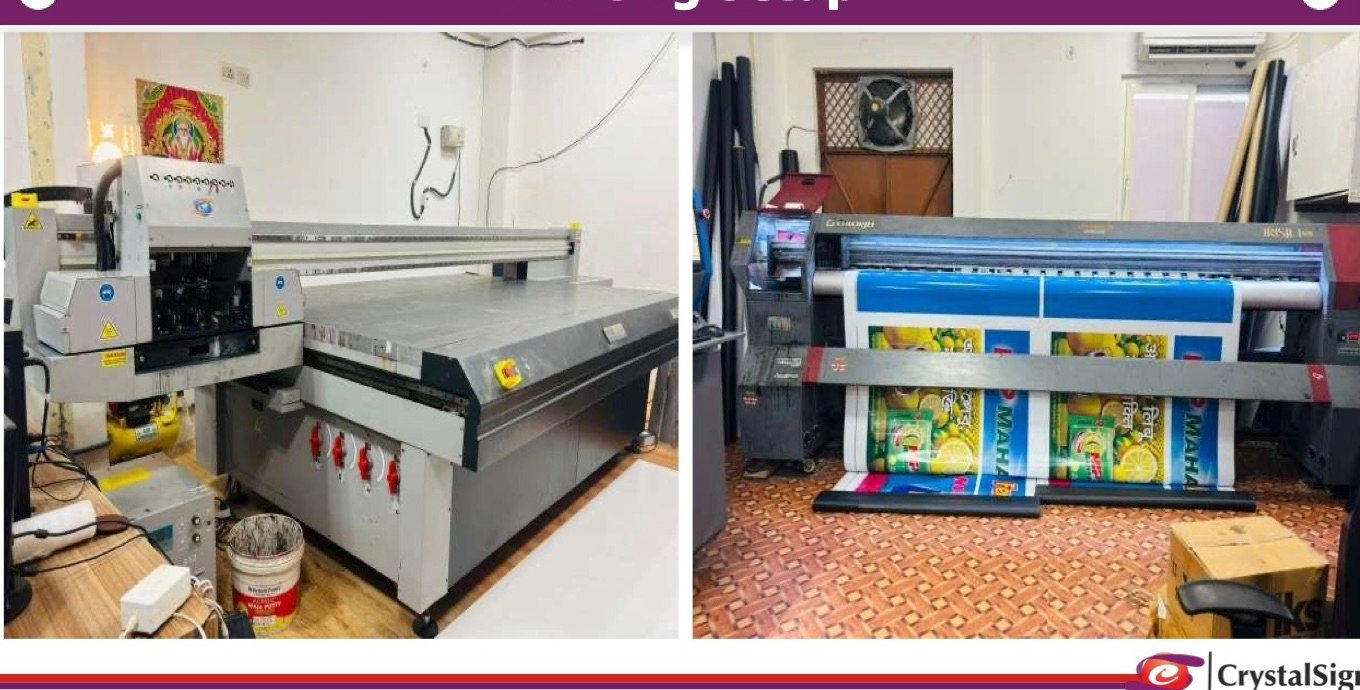 Crystal Sign printing & fabrication house