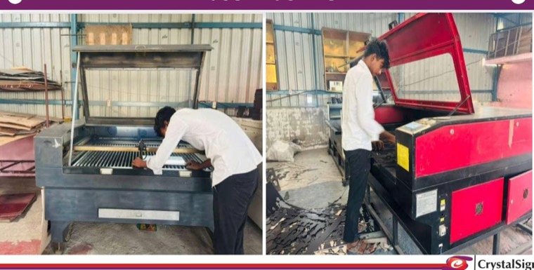 Crystal Sign printing & fabrication house