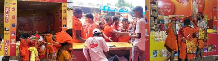 Sampling Stalls & 100 Branded Autos — Bikaji