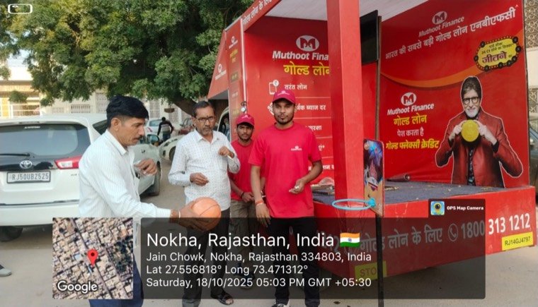 Gold Loan Promotion with 45 Vans — Muthoot Finance