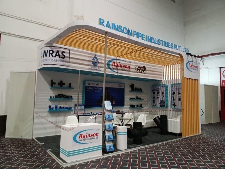 Rainson Pipe & Fittings Exhibition Stall — Rainson Pipe & Fittings